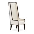 Michael Amini Belmont Place Office Chair in Cream/Espresso
