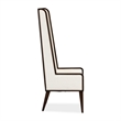Michael Amini Belmont Place Office Chair in Cream/Espresso