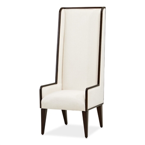 Michael Amini Belmont Place Office Chair in Cream/Espresso