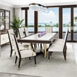 Michael Amini Belmont Place 9-Piece Rectangular Dining Room Set - Espresso
