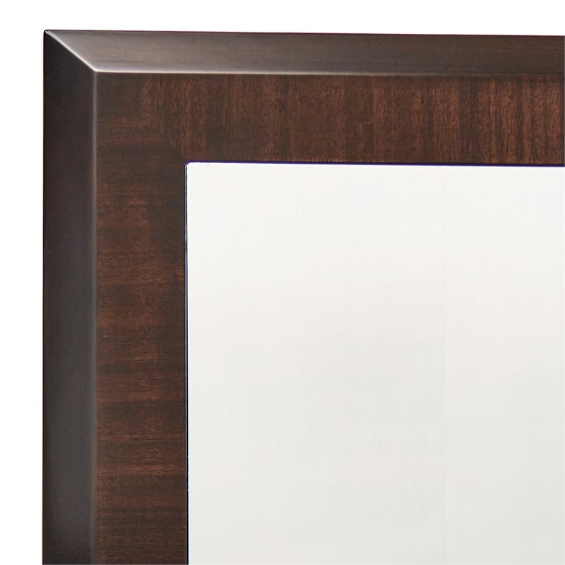 Michael Amini Belmont Place 2-Drawer Contemporary Wood Nightstand in Espresso