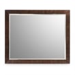 Michael Amini Belmont Place Contemporary Wood Wall Mirror in Espresso