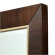 Michael Amini Belmont Place Contemporary Wood Wall Mirror in Espresso