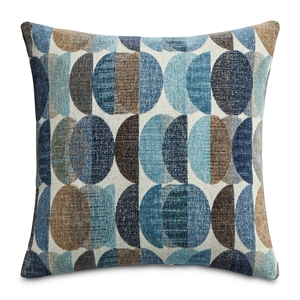 Blue My Mind Vallejo 19&quot Square Pillow - Pacific Blue in Set of 2