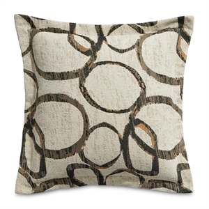 Explorer Sheldon 21&quot Square Pillow - Stone/Natural in Set of 2