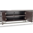 Carmela Media Cabinet - Glossy Charcoal Sand