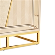Michael Amini Carmela Console Cabinet - Shimmering Ivory