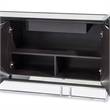Michael Amini Carmela Console Cabinet - Glossy Charcoal Sand