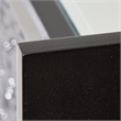 Michael Amini Carmela Console Cabinet - Glossy Charcoal Sand