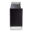 Michael Amini Carmela Console Cabinet - Glossy Charcoal Sand