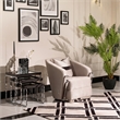 Carmela Set of 3 Nesting Tables - Glossy Charcoal Sand