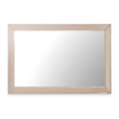Michael Amini Carmela Chamfer Wall Mirror - Shimmer Ivory
