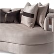 Michael Amini Carmela Sofa - Zinc/Silver