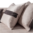 Michael Amini Carmela Mansion Sofa - Zinc/Silver