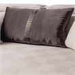 Michael Amini Carmela Mansion Sofa - Zinc/Silver