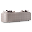 Michael Amini Carmela Mansion Sofa - Zinc/Silver