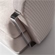 Michael Amini Carmela Accent Chair - Zinc/Silver