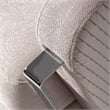 Michael Amini Carmela Accent Chair - Zinc/Silver