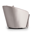 Michael Amini Carmela Accent Chair - Zinc/Silver