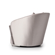 Michael Amini Carmela Accent Chair - Zinc/Silver