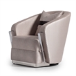 Michael Amini Carmela Accent Chair - Zinc/Silver