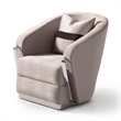 Michael Amini Carmela Accent Chair - Zinc/Silver