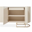 Lisbon Console Table - Silken Matte Cream