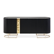 Lisbon Console Table - Silken Matte Black