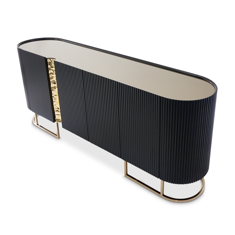 Lisbon Console Table - Silken Matte Black