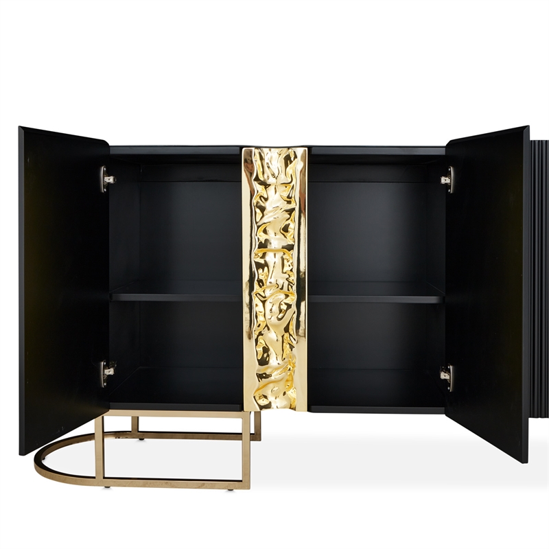 Lisbon Console Table - Silken Matte Black