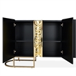 Lisbon Console Table - Silken Matte Black