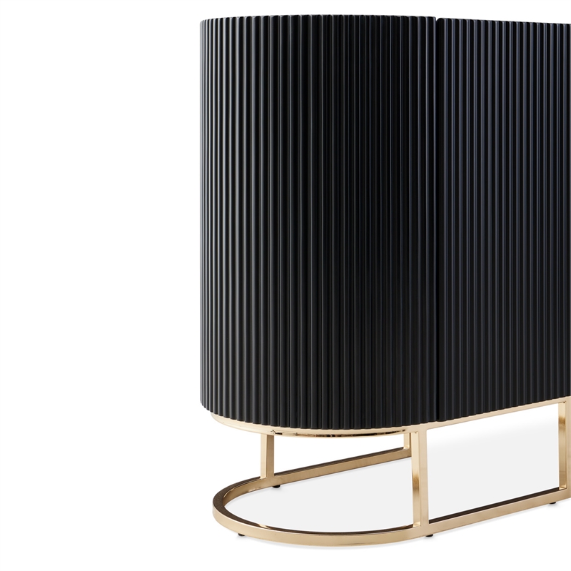 Lisbon Console Table - Silken Matte Black