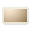 Michael Amini Lisbon Wall Mirror - Silken Matte Cream