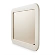 Michael Amini Lisbon Wall Mirror - Silken Matte Cream
