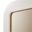 Michael Amini Lisbon Wall Mirror - Silken Matte Cream