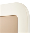 Michael Amini Lisbon Wall Mirror - Silken Matte Cream