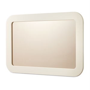 Michael Amini Lisbon Wall Mirror - Silken Matte Cream