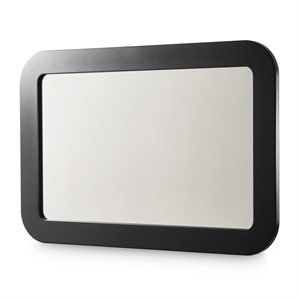 Michael Amini Lisbon Wall Mirror - Silken Matte Black