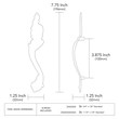 MAHD Platine Left Side Pull - Gold