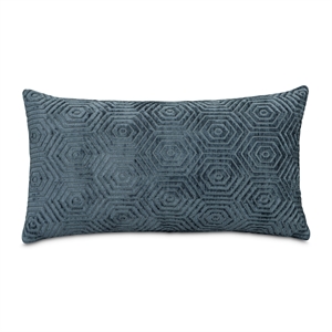 Blue My Mind Sutter 13&quot x 24&quot Oblong Chenille Pillow - Pacific Navy in Set of 2