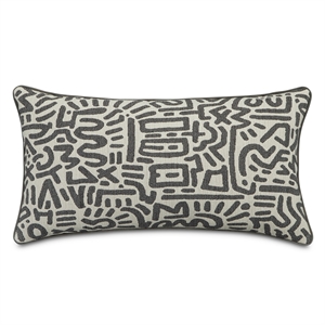 Explorer Halsey 13&quot x 24&quot Oblong Accent Pillow - Slate Gray in Set of 2