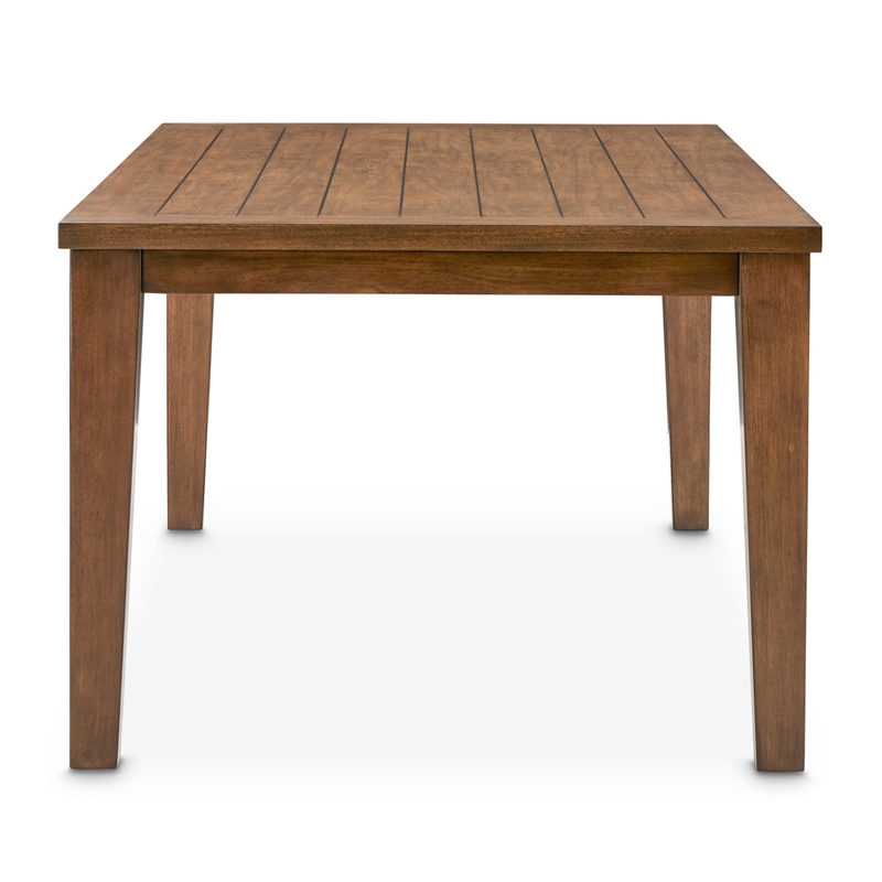 Brooklyn Walk 7-Piece Dining Room Set - Burnt Umber Brown