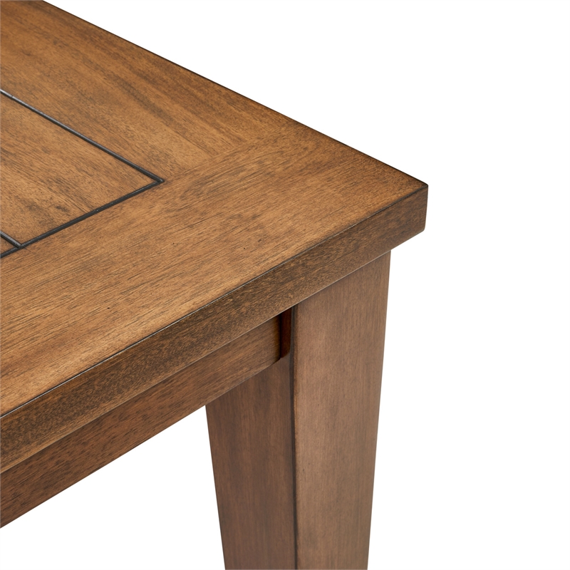 Brooklyn Walk 9-Piece Dining Room Set - Burnt Umber Brown