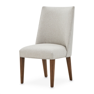 Brooklyn Walk Dining Side Chair - Set of 2 - Greige/Burnt Umber
