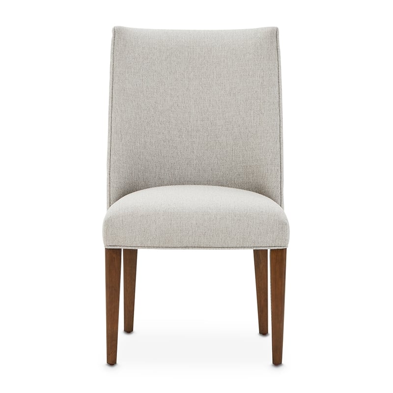 Brooklyn Walk Dining Side Chair - Set of 2 - Greige/Burnt Umber