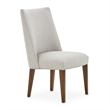 Brooklyn Walk Dining Side Chair - Set of 2 - Greige/Burnt Umber