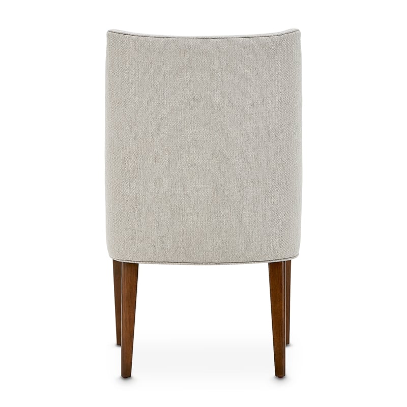Brooklyn Walk Dining Side Chair - Set of 2 - Greige/Burnt Umber