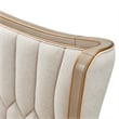 St. Charles Queen Chenille Wingback Bed - Dove Gray