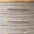 St. Charles 3-Drawer Nightstand - Dove Gray