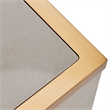 St. Charles 3-Drawer Nightstand - Dove Gray